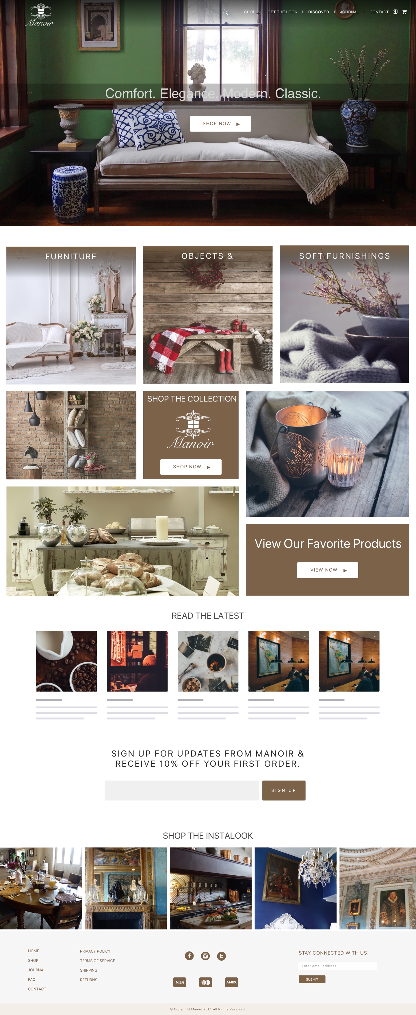 Manoir Homepage 2