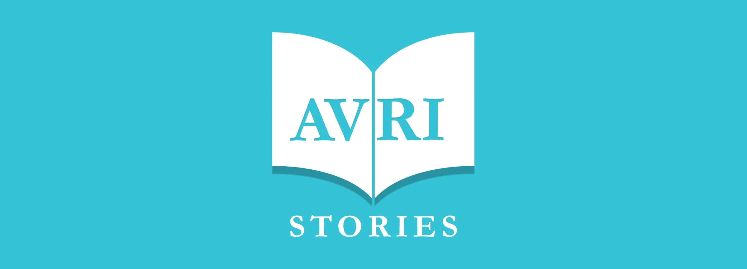 AVRI Stories brand header lockup