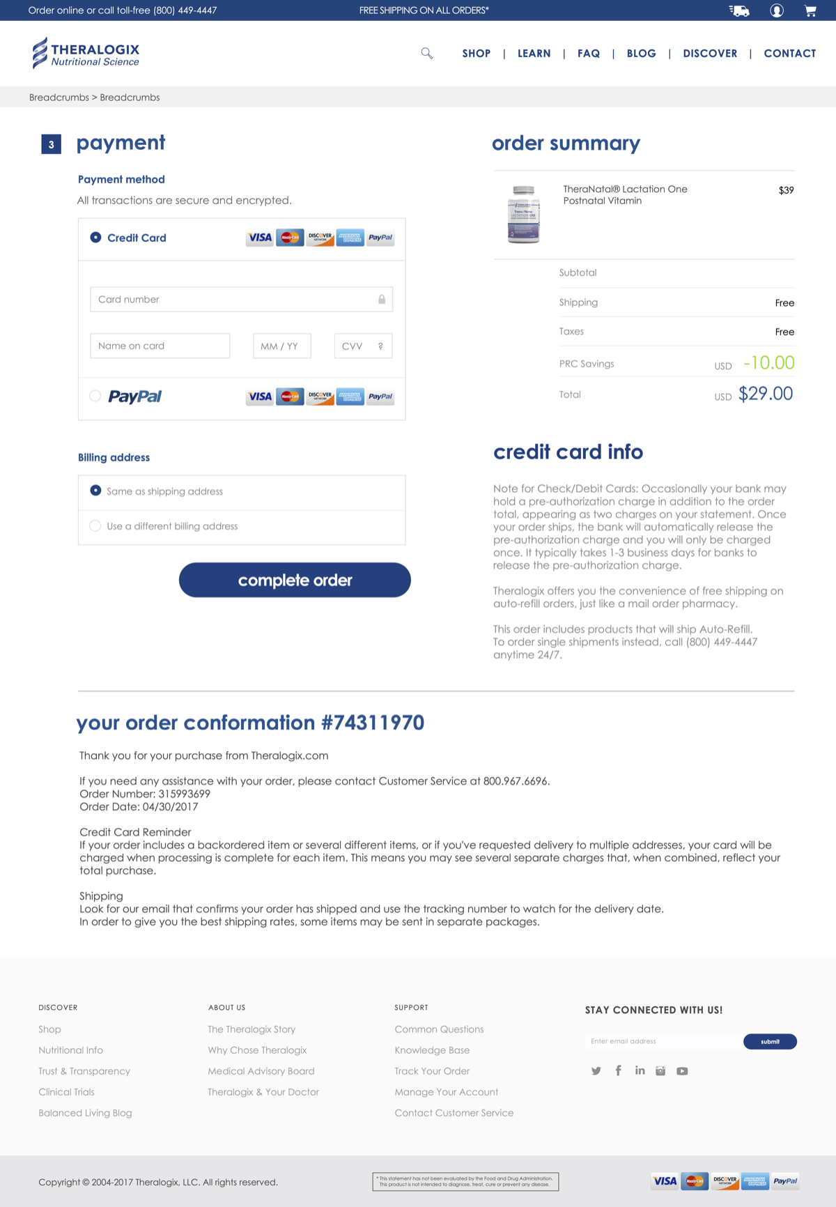 Streamlined Checkout