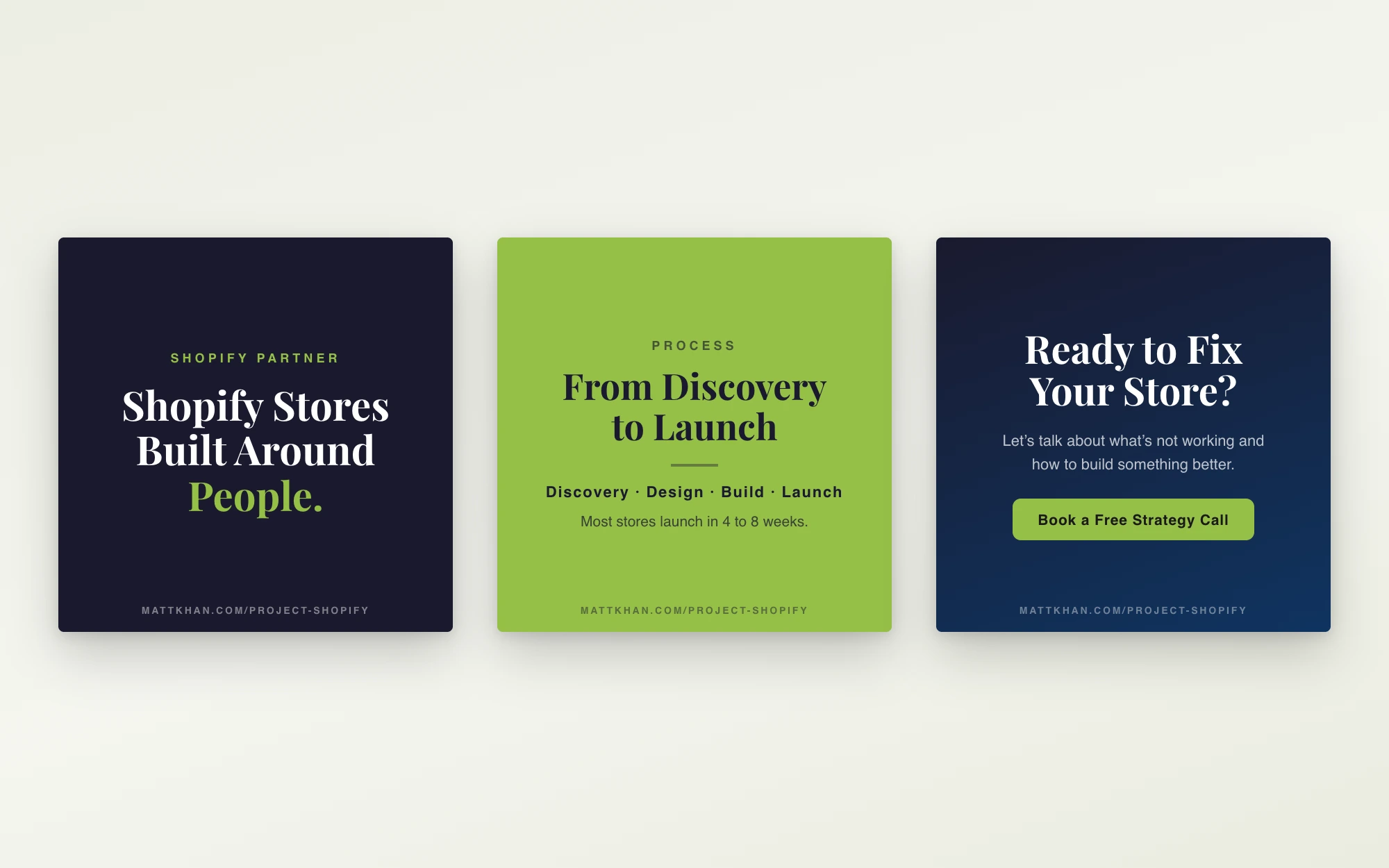 Shopify social post templates